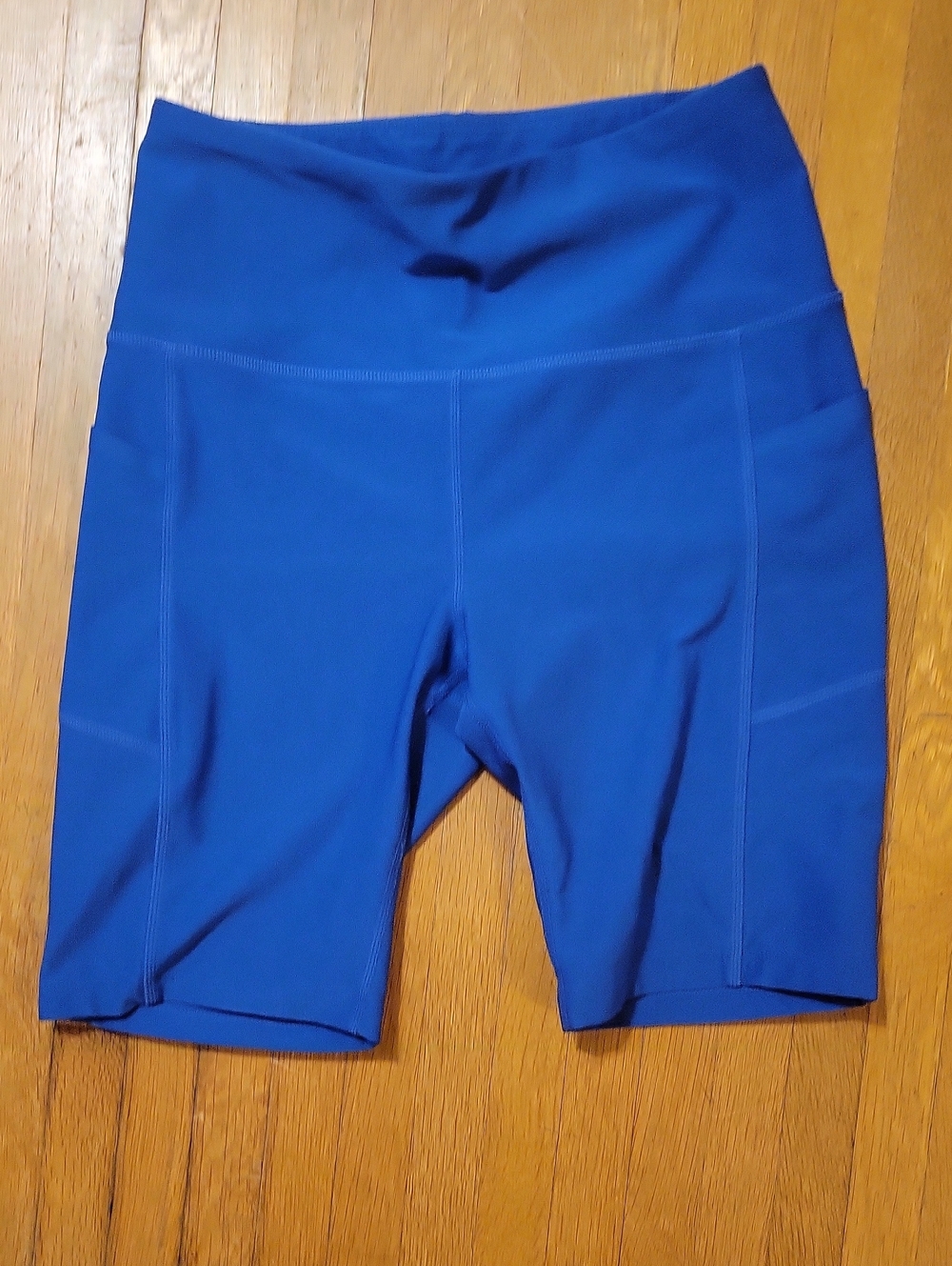 MPG Royal Blue High-Waist Bike Shorts